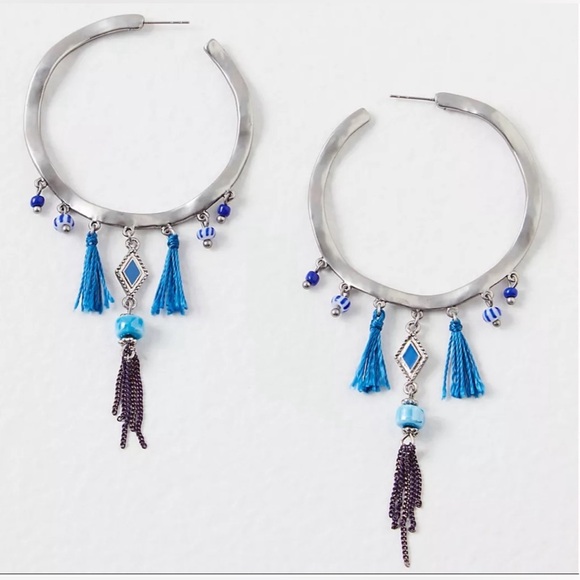 Free People Jewelry - J1-Free People Come Back Baby Hoop Earrings